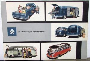 1957 Volkswagen Transporter Dealer Sales Brochure Micro Bus Kombi Truck