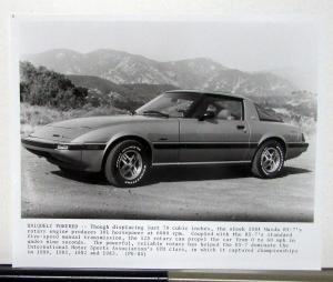 1984 Mazda RX-7 626 GLC Trucks B2000 B2200 Press Kit