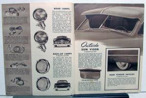 1949 Ford Genuine Accessories Sales Brochure Catalog Mailer Original