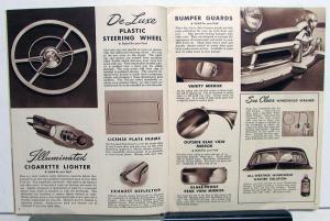 1949 Ford Genuine Accessories Sales Brochure Catalog Mailer Original