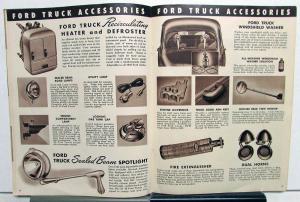 1949 Ford Genuine Accessories Sales Brochure Catalog Mailer Original