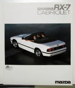 1978 1979 1980 1981 1982 1983 1984 1985 Mazda RX-7 Sales Brochure Japanese Text