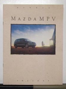 1991 Mazda MPV Sales Brochure