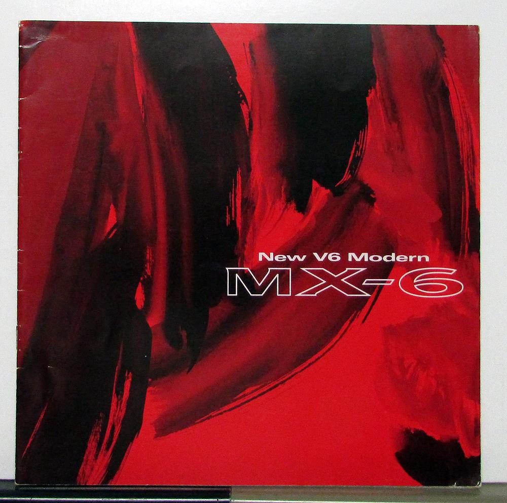 1992 Mazda MX-6 Sales Brochure Japanese Text