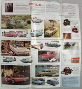 1962 AMC Rambler American Classic Ambassador New Style Sales Folder Mailer Orig