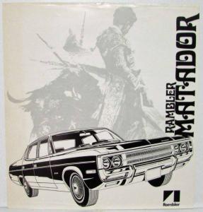 1971 AMC Rambler Matador Spec Sheet - Australian