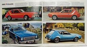 1975 AMC Gremlin Hornet Matador Auto Show Edition Sales Brochure Original