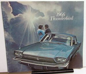 1966 Ford Thunderbird Town Landau Hardtop Convertible Oversized Brochure Orig