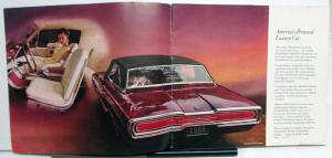 1966 Ford Thunderbird Town Landau Hardtop Convertible Oversized Brochure Orig