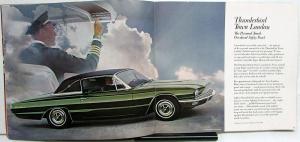1966 Ford Thunderbird Town Landau Hardtop Convertible Oversized Brochure Orig