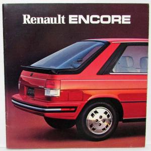 1984 Renault Encore Sales Brochure