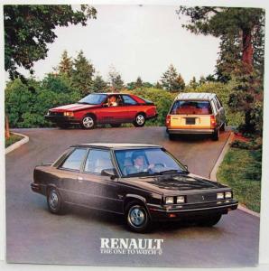 1984 Renault Encore Sales Brochure