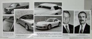 1992 & 1995 ASC Inc Press Kits Sunroofs T-tops Convertibles Viper Camaro Celica