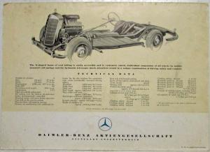 1952 Mercedes-Benz Model 300S Sales Folder