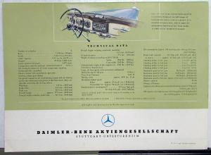 1953 Mercedes-Benz Model 220 Sales Folder