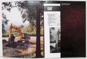 1992 1993 Caterpillar 320 Excavator Sales Brochure