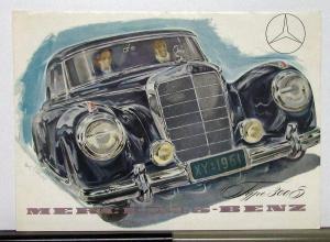 1953 Mercedes Benz Model 300S Sales Folder