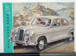 1954 Mercedes-Benz Model 180 Sales Folder