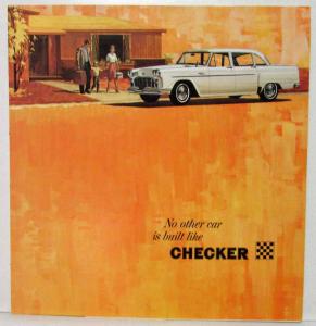 1964 Checker No Other Car Built Like It Sales Folder