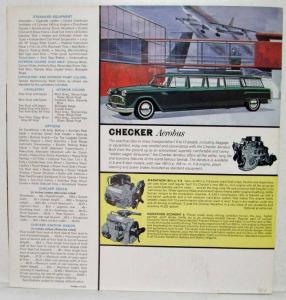 1964 Checker No Other Car Built Like It Sales Folder