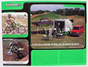 2000 Team Chevy Trucks & Kawasaki Team Green Ricky Carmichael Sales Sheet
