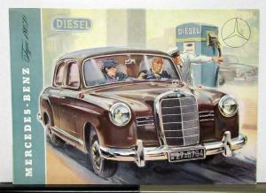 1955 Mercedes Benz Type 180D Sales Folder