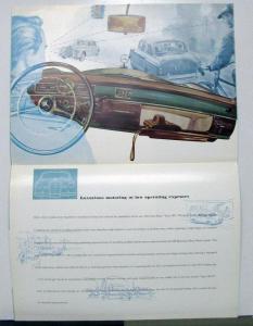 1955 Mercedes Benz Type 180D Sales Folder