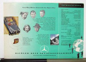 1955 Mercedes-Benz Model 180 Sales Folder