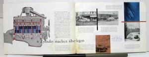 1956 Mercedes Benz Model 219 Sales Brochure In German Text