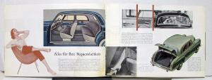 1956 Mercedes Benz Model 219 Sales Brochure In German Text