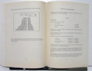 1957 Mercedes-Benz Annual Report In German Text