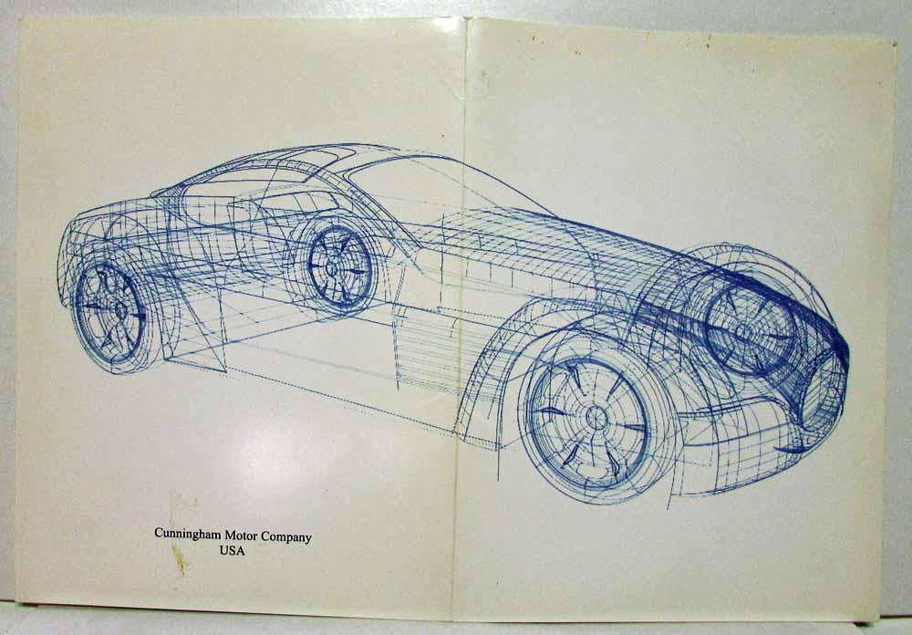 2001 Cunningham Motor Company Press Kit