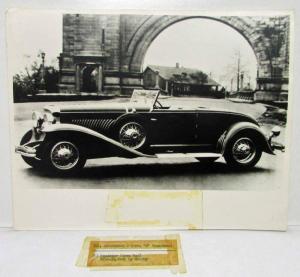 1932-1933 Duesenberg Model J Open Top Body by Murphy Photo Reprint