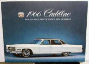 1966 Cadillac Fleetwood 60 Special 75 Limo Prestige Larger Sales Brochure Orig