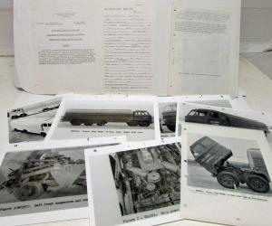 1956-1957 US Army Dev & Proof Services Test of Truck Project TT3-812 Document