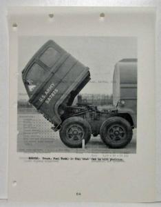 1956-1957 US Army Dev & Proof Services Test of Truck Project TT3-812 Document