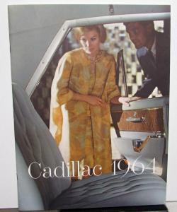 1964 Cadillac Fleetwood 62 Deville Series Prestige Sale Brochure W/Env Orig