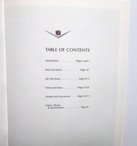 1964 Cadillac Fleetwood 62 Deville Series Prestige Sale Brochure W/Env Orig