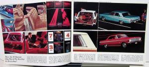 1965 Ford 5 Different Total Performance Cars Sales Brochure Mustang - Canadian