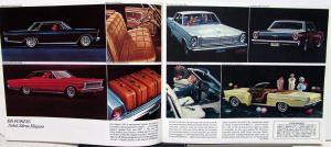 1965 Ford 5 Different Total Performance Cars Sales Brochure Mustang - Canadian