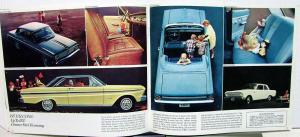 1965 Ford 5 Different Total Performance Cars Sales Brochure Mustang - Canadian