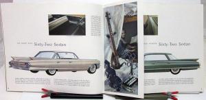 1961 Cadillac Fleetwood 62 Special Eldorado Limo Prestige Lg Sales Brochure Orig