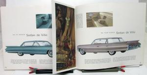 1961 Cadillac Fleetwood 62 Special Eldorado Limo Prestige Lg Sales Brochure Orig
