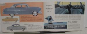 1954 Ford Model Six Crestline Customline Mainline Sales Brochure