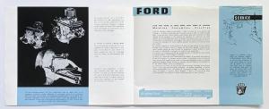 1954 Ford Model Crestline Customline Mainline Sales Brochure French Text