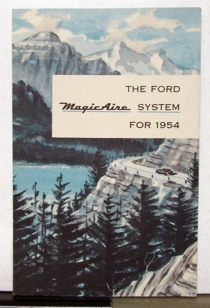 1954 Ford MagicAire Heater Sales Brochure