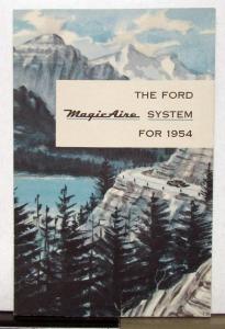 1954 Ford MagicAire Heater Sales Brochure