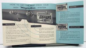 1954 Ford MagicAire Heater Sales Brochure