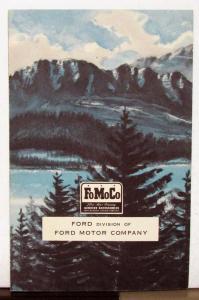 1954 Ford MagicAire Heater Sales Brochure