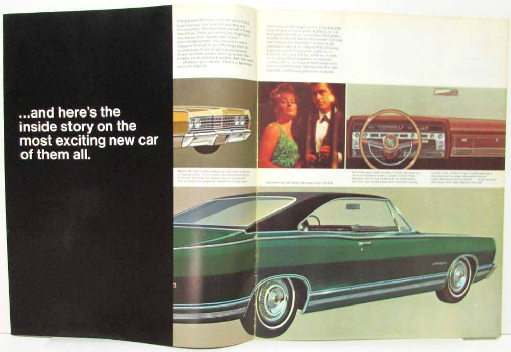 1967 Meteor 22-page BIG Canada Car Sales Brochure Rideau Montcalm S-33 Montego